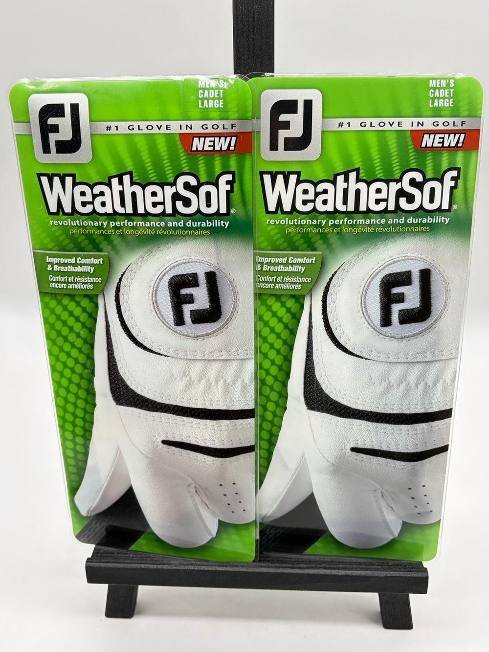 FootJoy WeatherSof Golf Gloves 2-Pack Large Left Hand - New
